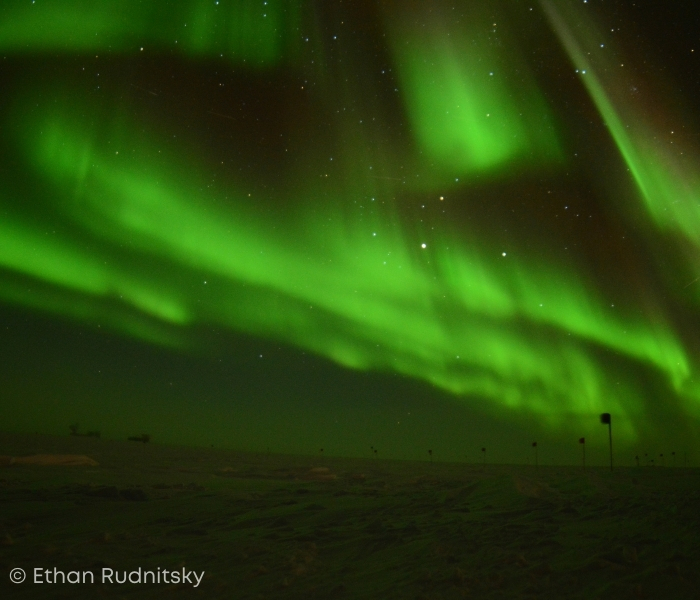 Aurora Australis in Antarctica by Ethan Rudnitsky