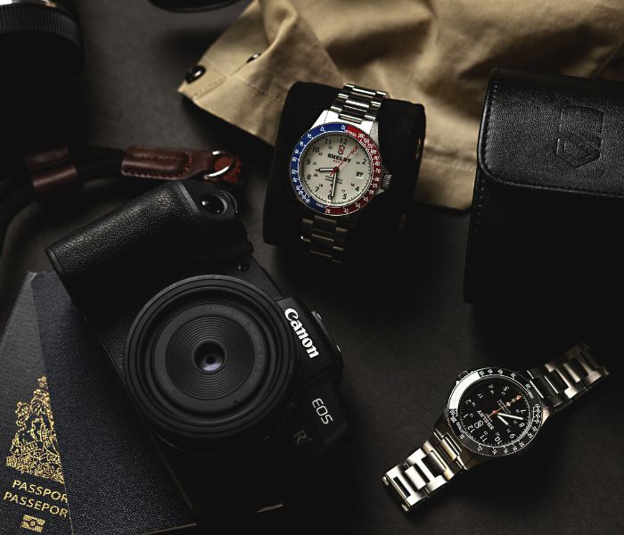 MEDIC and Tactical MEDIC Tool Watches with Camera Passport and Case