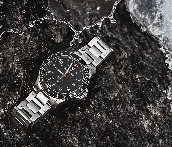 Tactical MEDIC Watch On Rocky Lakeshore