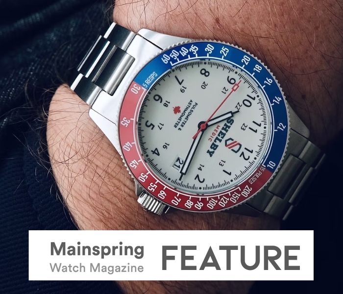 Shelby Watch Co MEDIC Featured In Mainspring Watch Magazine